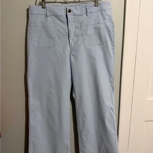 J. Crew Light Blue Lizzie Wide-Leg Pants
